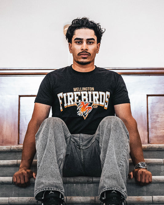 Firebirds Graphic Tee - BLACK