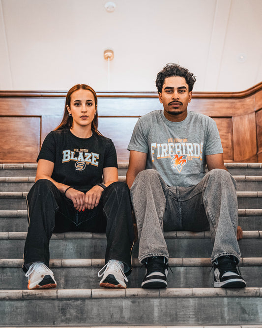 Blaze Graphic Tee - GREY